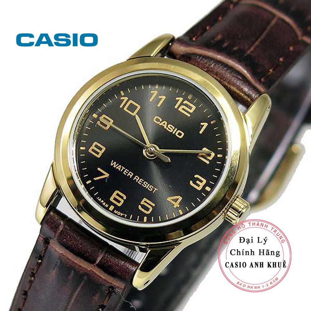Đồng hồ nữ Casio LTP-V001GL-1BUDF dây da
