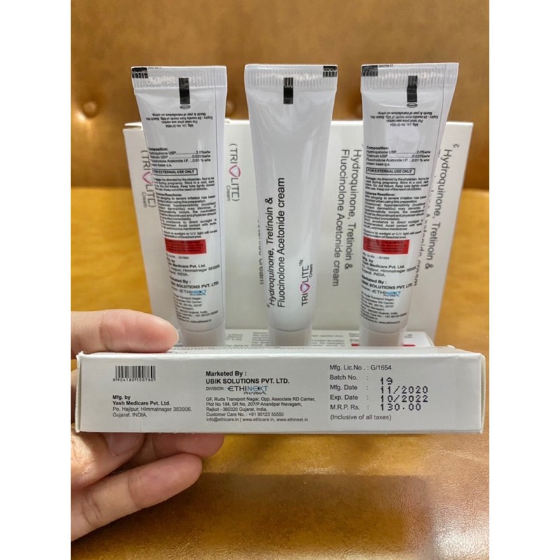 kem Hydroquinone 2%Tretinoin 0.025% loại bỏ mụn , nám, tàn nhang, chống lão hoá , trắng da 15g. | BigBuy360 - bigbuy360.vn