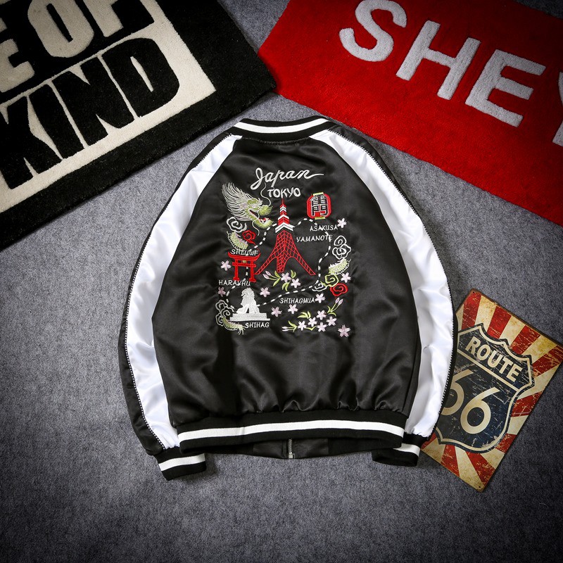 Áo Khoác Nỉ Nam Nữ Khóa Kéo Tokyo Kiểu Dáng Bomber Trẻ Trung AO KHOAC NAM 9000039C | BigBuy360 - bigbuy360.vn