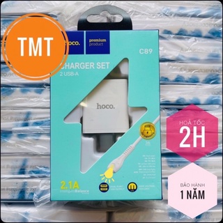 Bộ sạc cho ip/tablet táo Hoco C89 cổng sạc nhanh 2.1A cáp dài 1M-