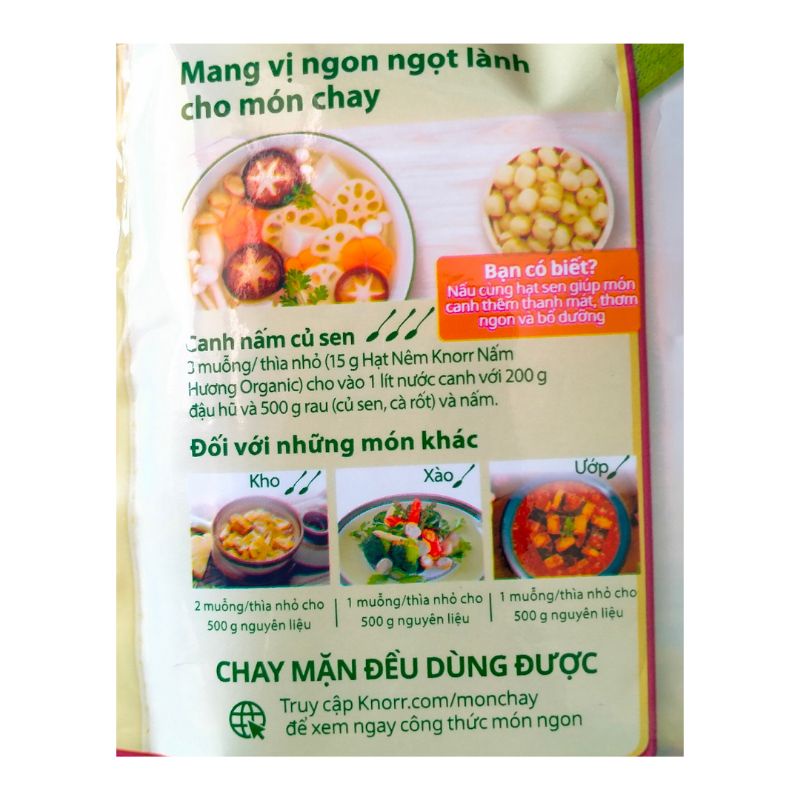 Hạt nêm nấm hương Knorr gói 380g