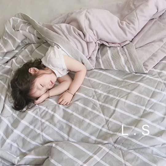 CHĂN MUJI KẺ SỌC MẪU MỚI  2019  ( SẴN KHO )