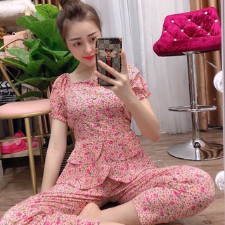 ✨Đồ bộ lụa mặc nhà 🌹đồ bộ nữ quần dài mặc nhà đẹp