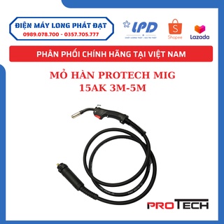 Dây/Mỏ Hàn Mig 15AK Con Sói Chất Lượng Cao Dùng Cho Máy Hàn Mig Đến 300A Dài 3m - 5m