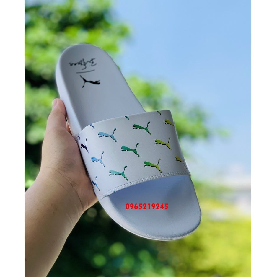 ♥️ Freeship+Ảnh Thật ♥️ dép PUMA, dep puma,dép quai ngang nam nữ, dép quai ngang thể thao nam nữ 𝙋𝙐𝙈𝘼 màu trắng