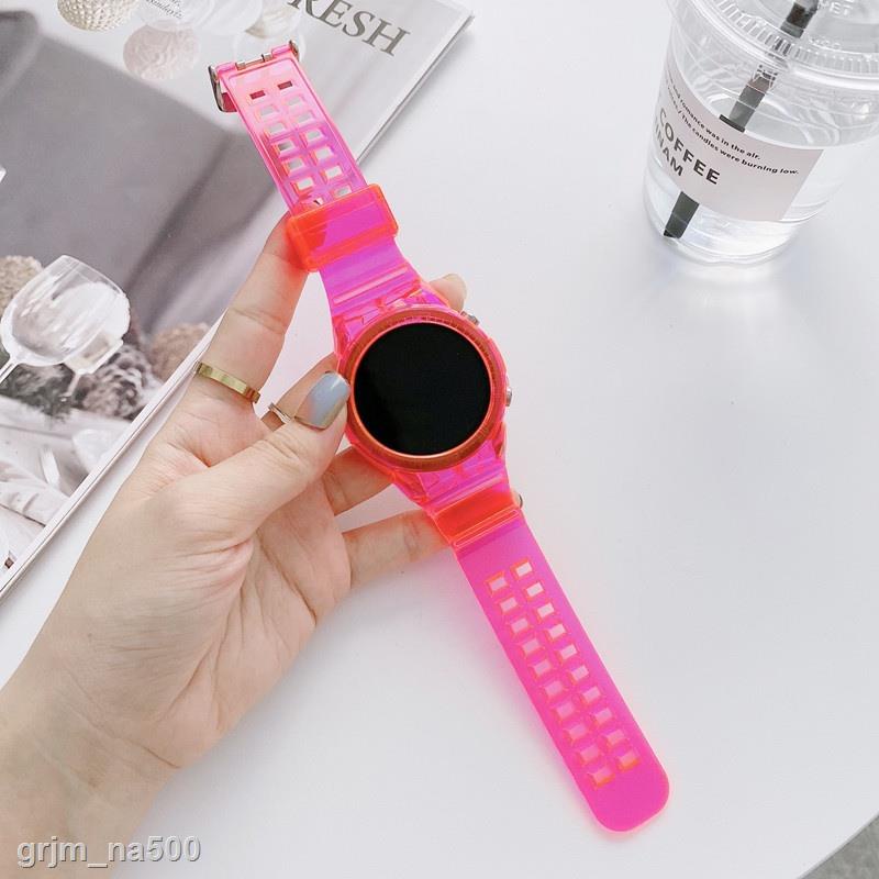 SALE Dây đeo trong suốt thay thế cho đồng hồ thông minh samsung galaxy watch 3 45mm 3 45m