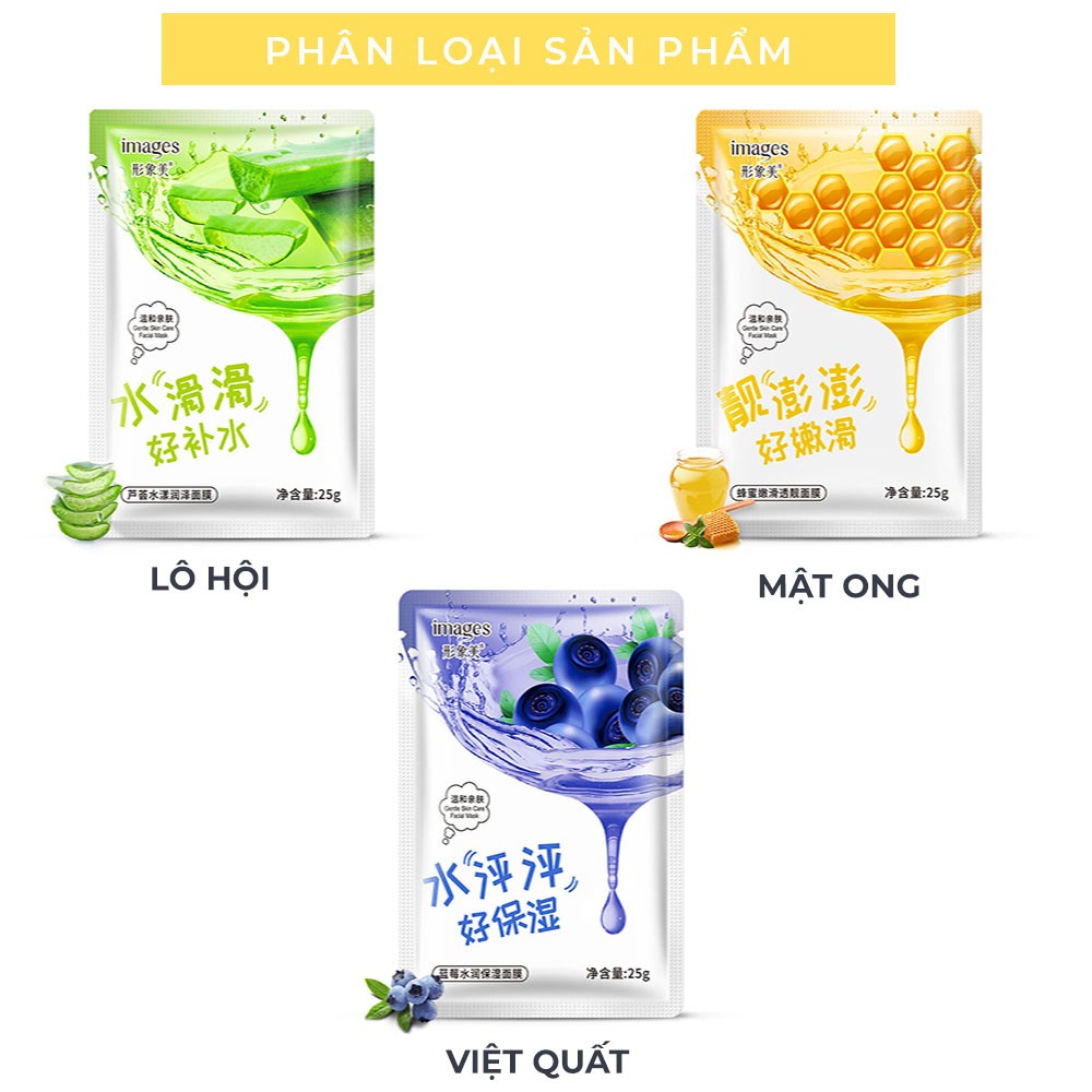 Mặt nạ chống lão hóa giấy dưỡng da trắng da giảm mụn dưỡng ẩm LUVELA MN11