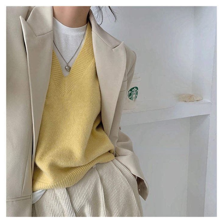 Áo sát nách dệt kim nhiều màu sắc tùy chọn phong cách retro đa năng thời trang dành cho nữ