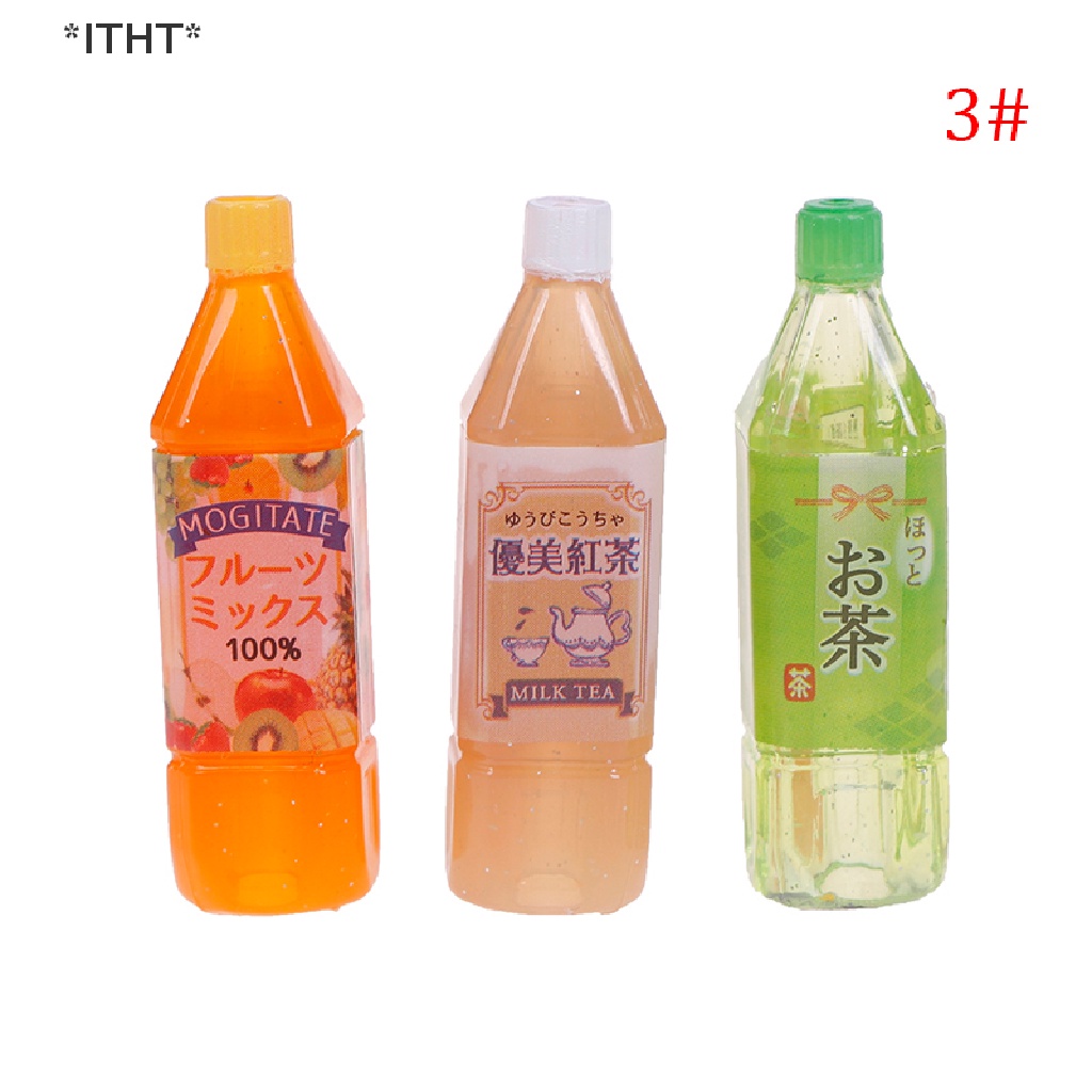 Bộ 3 Chai Nước Sốt Sô Cô La Tỉ Lệ 1: 12 Dùng Trang Trí Nhà Búp Bê