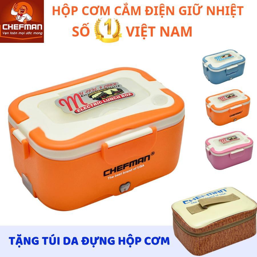 Hộp Cơm Hâm Nóng Chefman CM-113i inox Cao Cấp tặng túi đựng | BigBuy360 - bigbuy360.vn