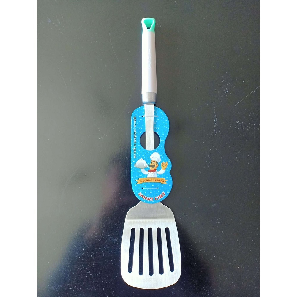 [Tổng Kho Sỉ] Xẻng Chiên Lật T9 INOX 304 - Hàng Siêu Thị Đẹp - Cán Nhựa Đầm Tay Cao Cấp - Dày Dặn Chắc Chắn