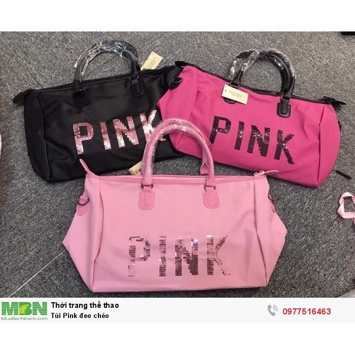 Túi du lịch pink size đại