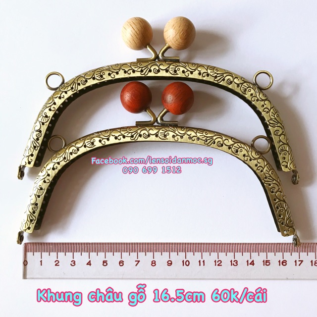 PK túi: Khung châu gỗ 16cm