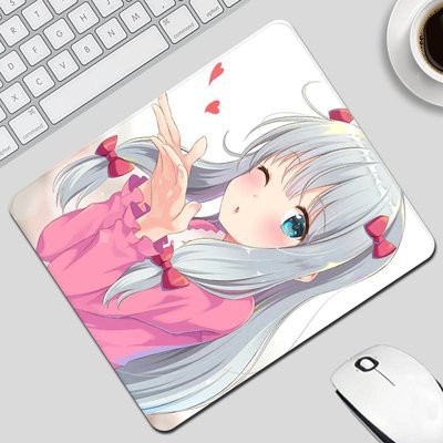 Miếng di chuột in hình EROMANGA SENSEI miếng kê chuột miếng lót chuột anime chibi tiện lợi