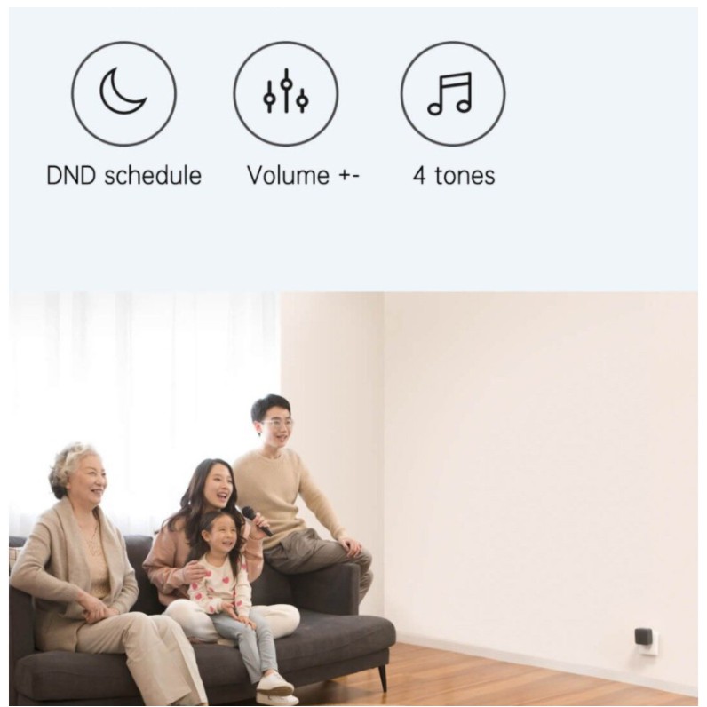 Chuông cửa hình thông minh XIAOMI Youpin Mijia Smart Doorbell 2 an toàn điều khiển từ xa chống trộm