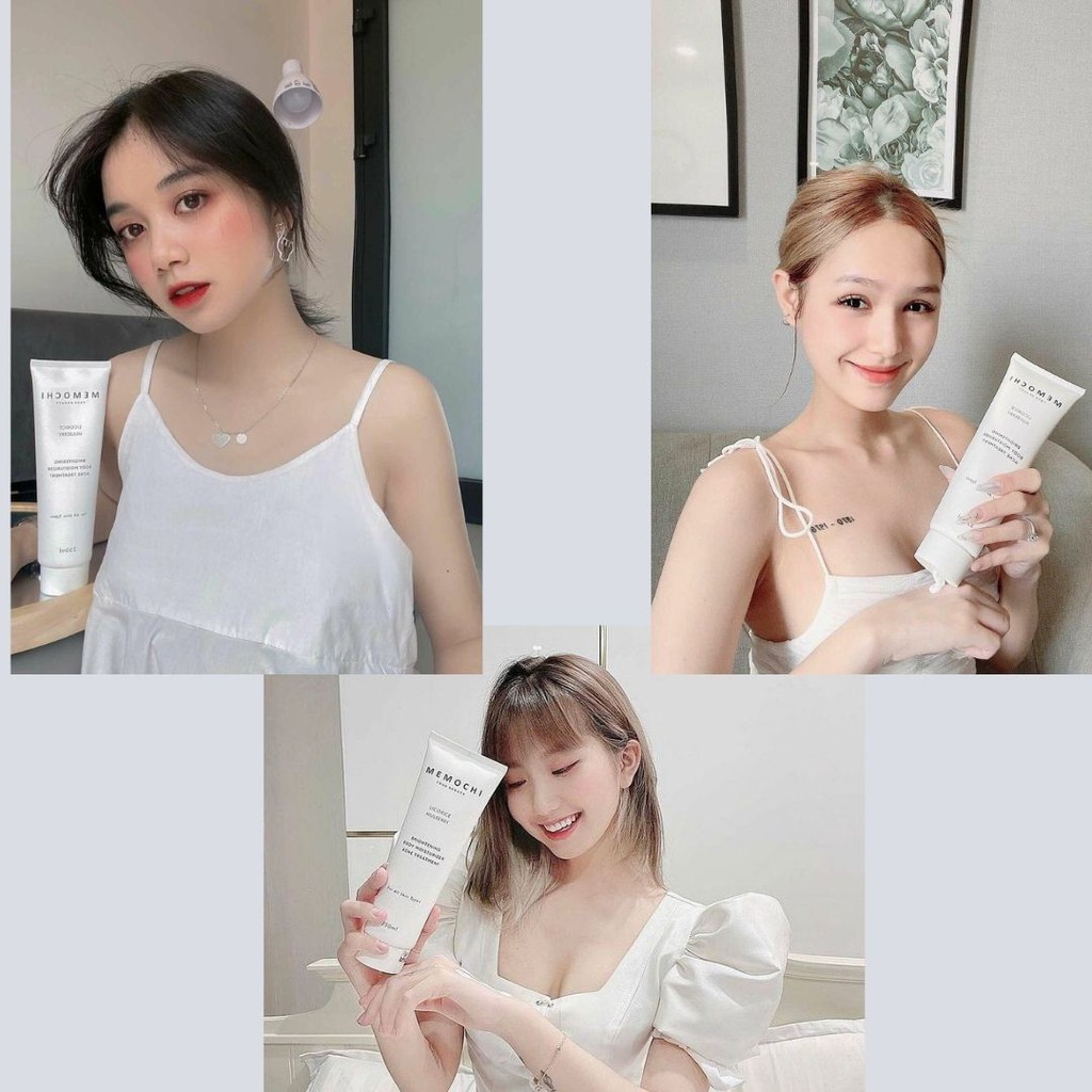 Kem body Memochi kem dưỡng trắng da toàn thân 250ml