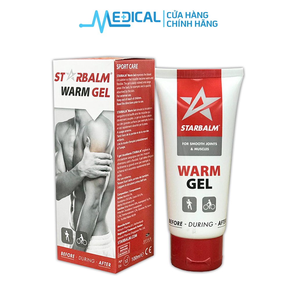 Gel làm nóng cơ trong thể thao STARBALM Sport Care 100ml - MEDICAL