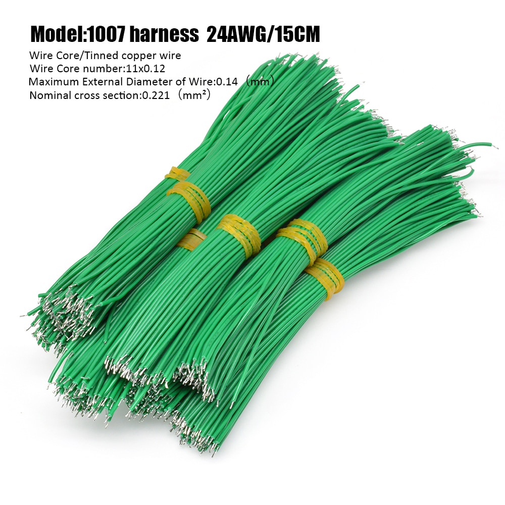 Set 100 Cuộn Dây Hàn Mạch Điện Pcb 24awg 15cm 1007-24awg