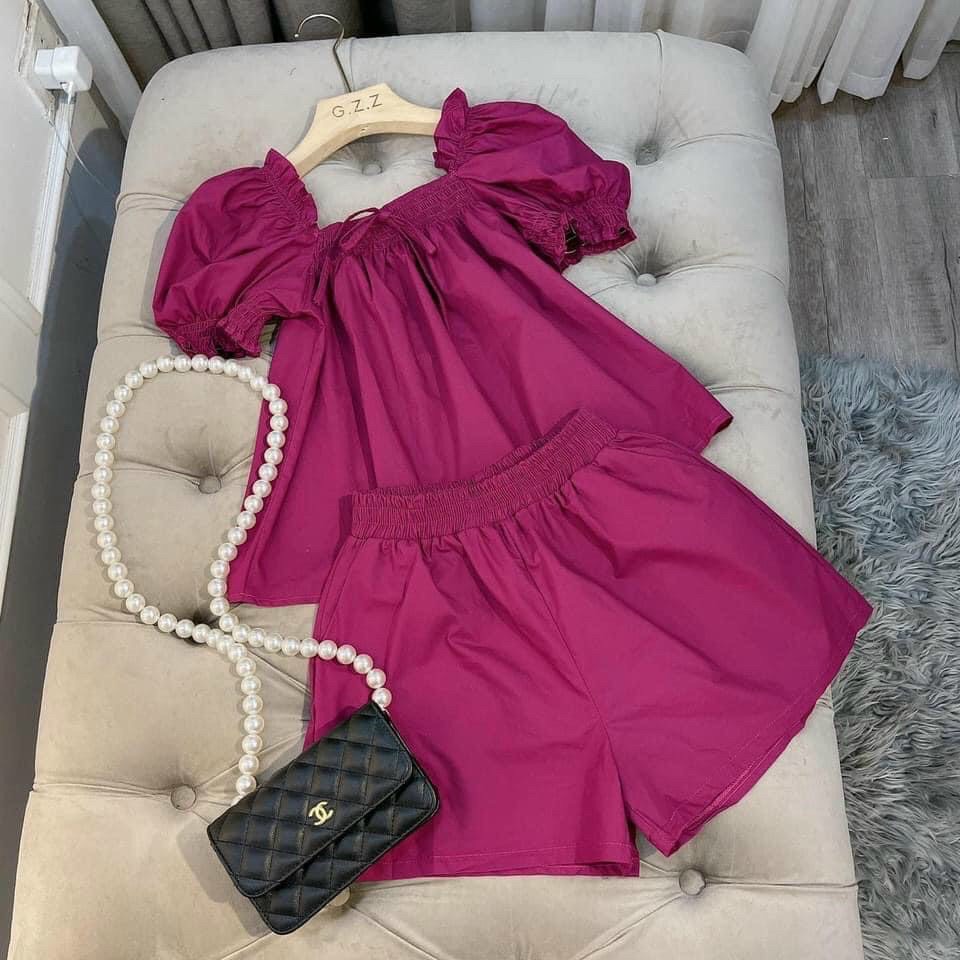 SET BỘ ĐỒ NỮ NGẮN TIỂU THƯ SANG CHẢNH , TT