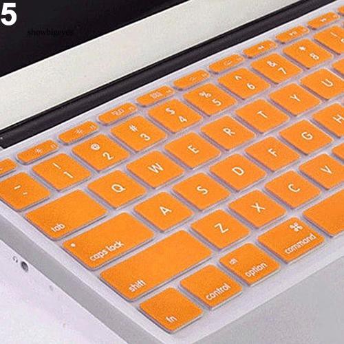 Tấm film bảo vệ bàn phím sgee bằng silicon cho Apple Macbook Laptop Notebook
