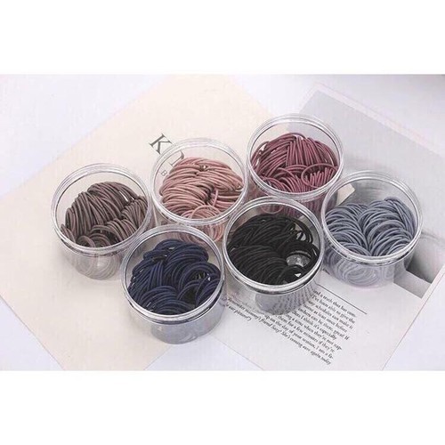 Hộp 100 dây cột tóc cho mẹ và bé