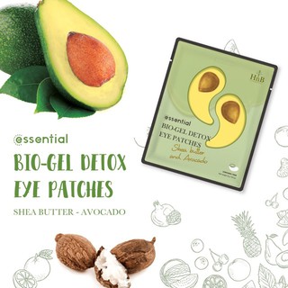 Mặt Nạ Mắt Gel Bơ Tươi 3 Tác Động ESSENTIAL DETOX BIO-GEL EYE PATCHES