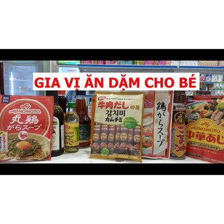 Các loại gia vị ăn dặm cho bé từ 6m