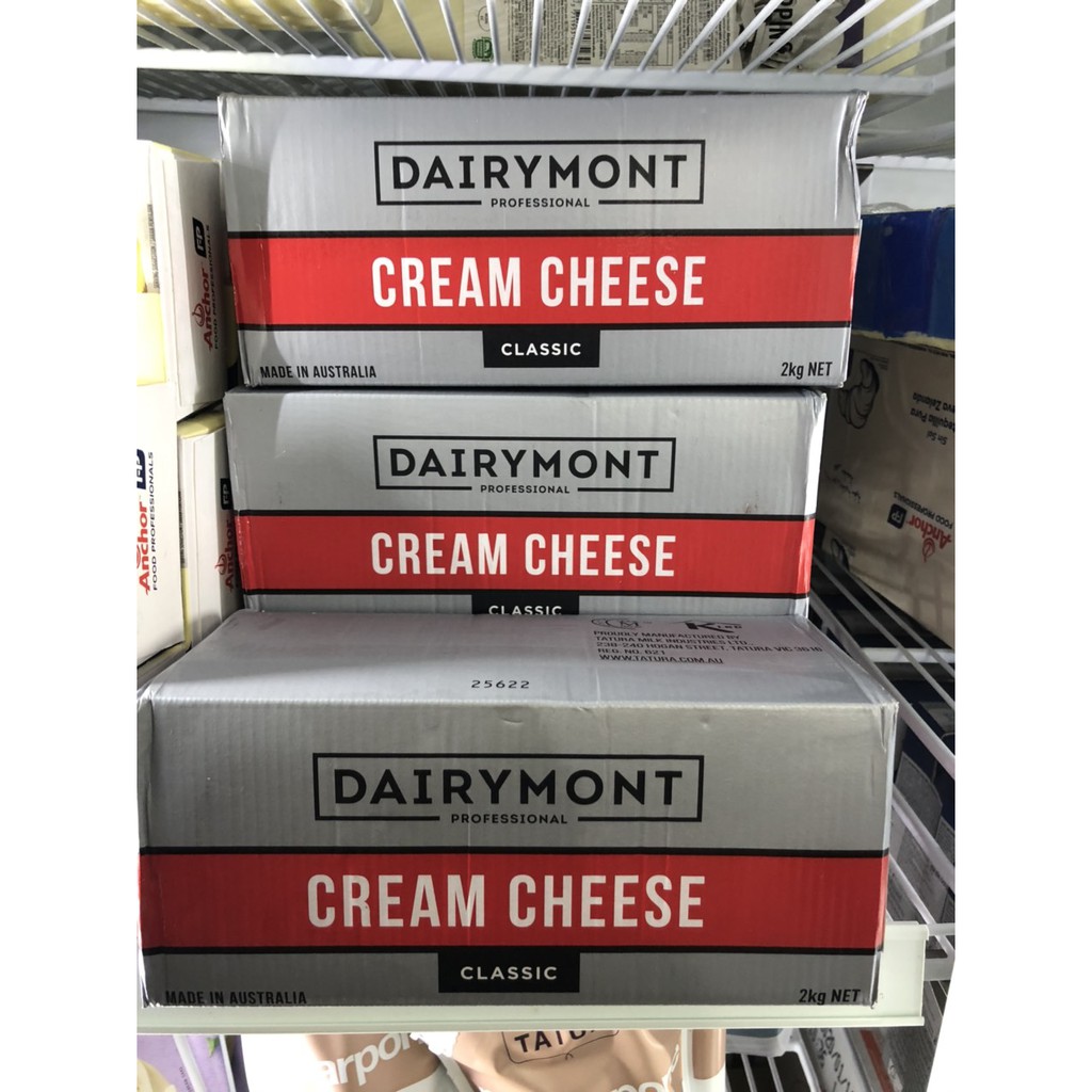Phomai Cream cheese DairyMont Úc khối 2kg