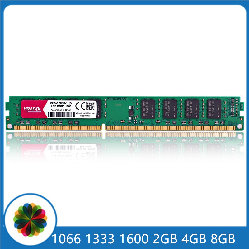 RAM máy tính để bàn HRAPOL PC DDR3 2GB 4GB 8GB 1066 1333 1600 1066mhz 1333mhz 1600 MHz RAM Bộ nhớ Me