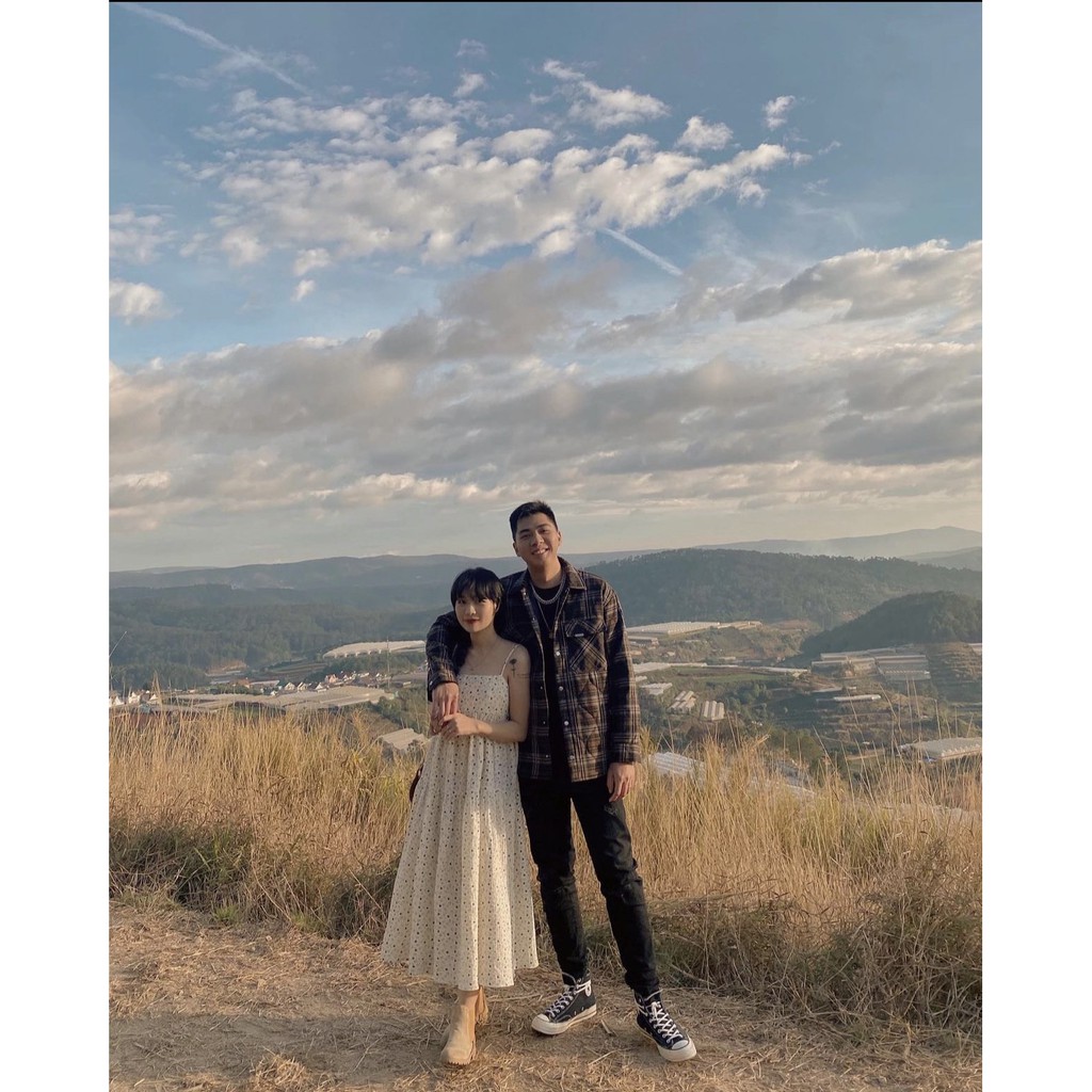 Đầm Hai Dây Dáng Suông Hoa Nhí Màu Vàng Nữ 🎁 Nana's House - FREESHIP 🎁 Váy midi 2s mặc đi biển kiểu Ulzzang | BigBuy360 - bigbuy360.vn