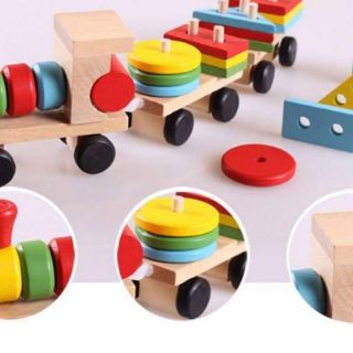 Tàu hỏa lắp ráp 3 toa