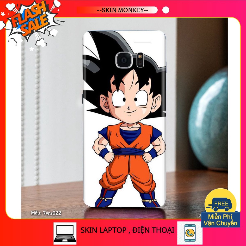 Miếng dán skin SamSung Galaxy Note 5 - in hình Songoku Dragon ball sưu tầm nhiều mẫu chạy