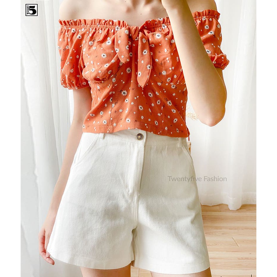 Quần short kaki nữ Twentyfive 3118