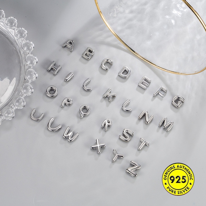 Dây Chuyền Mặt 26 Chữ Cái Tùy Chọn Phong Cách Pháp Đơn Giản Cho Cặp Đôi