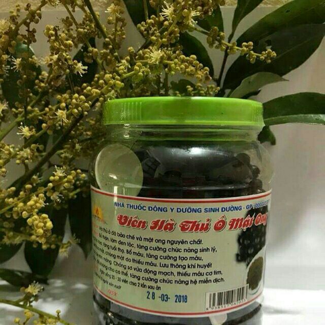 500g viên hà thủ ô mật ong