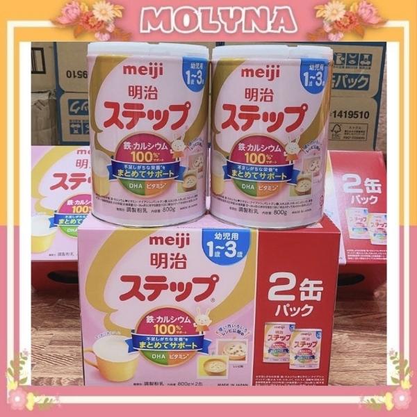 Sữa Meiji số 9 Sữa Bột Cao Cấp của Nhật Hộp 800g Vị Nhạt Thanh Như Sữa Mẹ Dành Cho Trẻ Em 1-3 tuổi MOLYNA