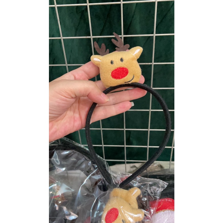 Cài tóc, cài noel 20.12 cho bé - người lớn free size màu cute lông mềm nhiều hình