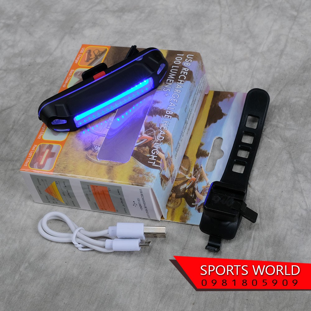 Đèn hậu xe đạp gắn cốt yên 20036