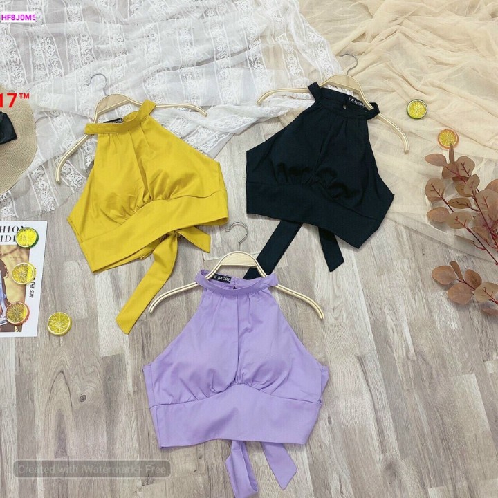 Áo yếm nữ kiểu thắt nơ sau lưng dễ thương