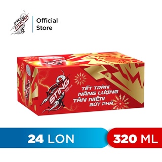 Sting đỏ 24 lon/Thùng 320ml Chang's Food