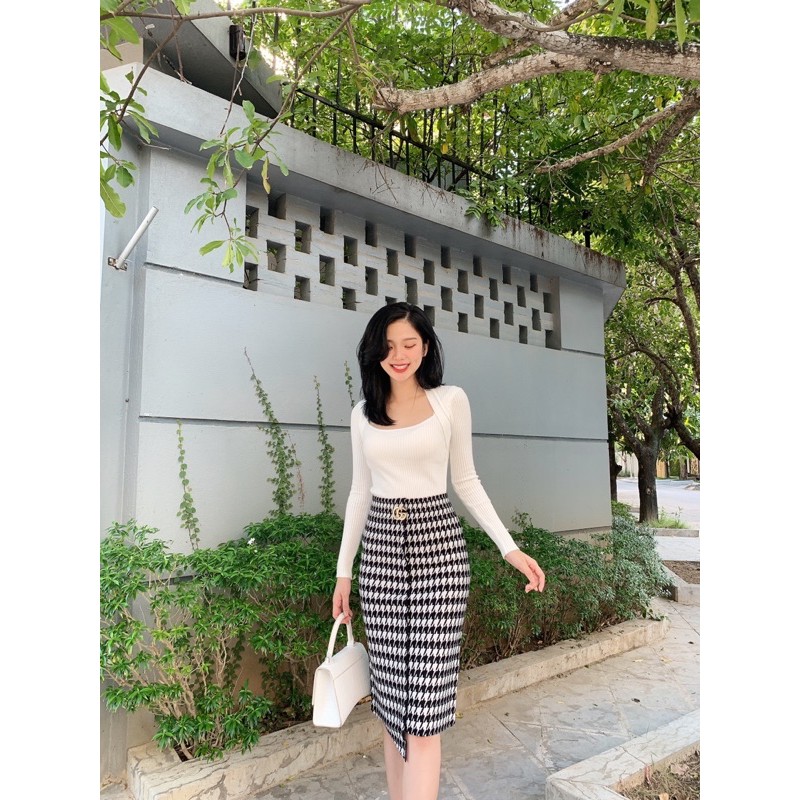 Chân váy len đúc cao cấp