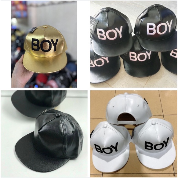 NÓN RAP BOY VÀNG, ĐEN , TRẮNG DÀNH CHO BÉ 3 -7 TUỔI