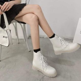 (ORDER) Bốt ulzzang trắng cá tính