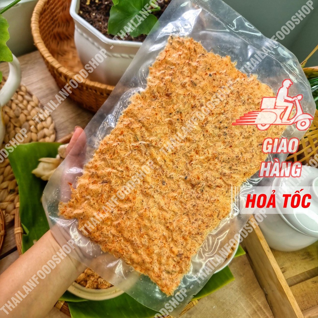 Chà Bông Tôm (Ruốc Tôm) 100% Tôm Không Độn Heo - Túi 100gr