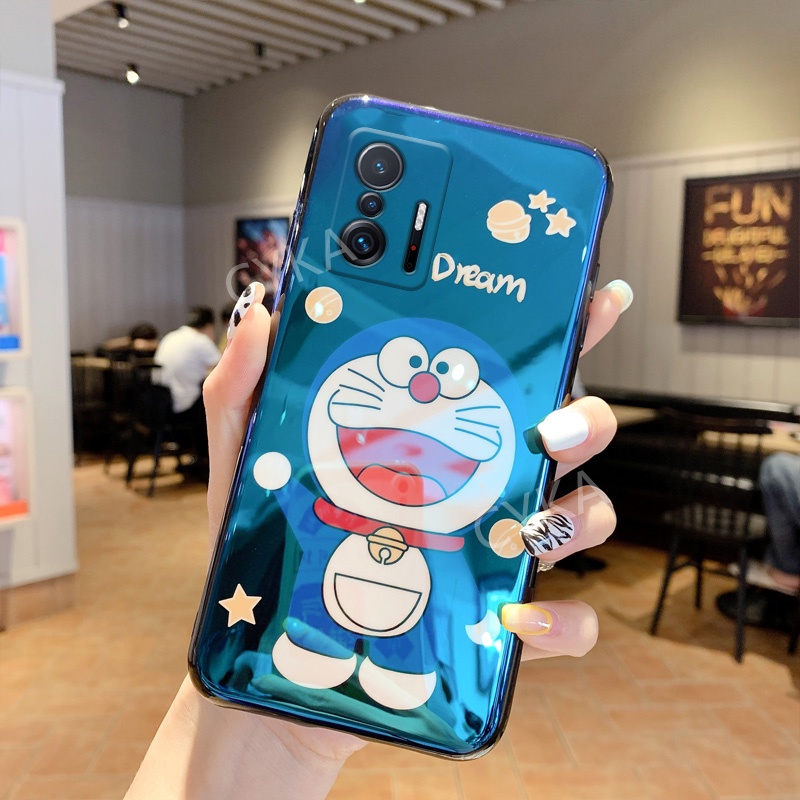Ốp Điện Thoại Dẻo Họa Tiết Doremon Dễ Thương Cho Xiaomi Mi 11T Pro 11 Lite 5G NE POCO X3 GT M3 Pro F3 11 Ultra Mi11T 11TPro 11LiteNE 2021
