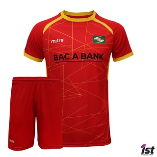 [CHÍNH HÃNG] Bộ thi đấu CLB Sông Lam Nghệ An 2020 - Mitre