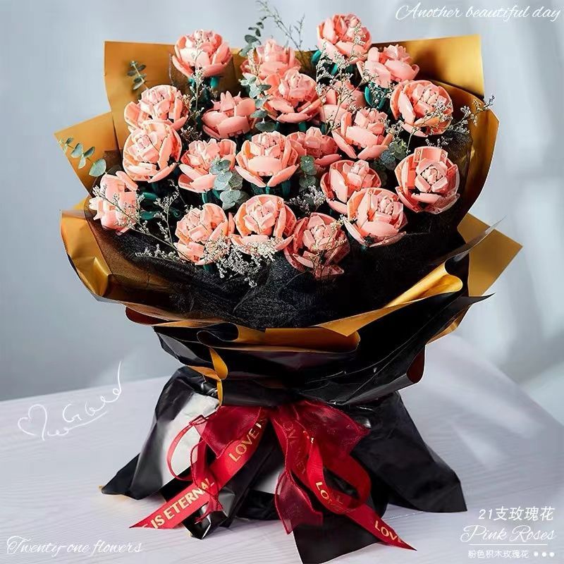 Bộ Đồ Chơi Lắp Ráp Lego Hình Bó Hoa Hồng Sáng Tạo Cho Cặp Đôi