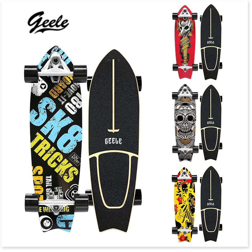 FIT306 Surf Skateboard Geele CX4 Ván trượt lướt ván trượt giá rẻ nhất !!