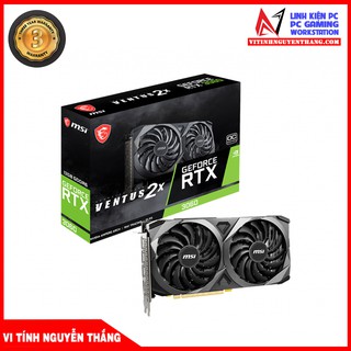 Mua VGA CARD MÀN HÌNH MSI RTX 3060 VENTUS 2X 12 GB - Phiên Bản LHR V2 New chính hãng