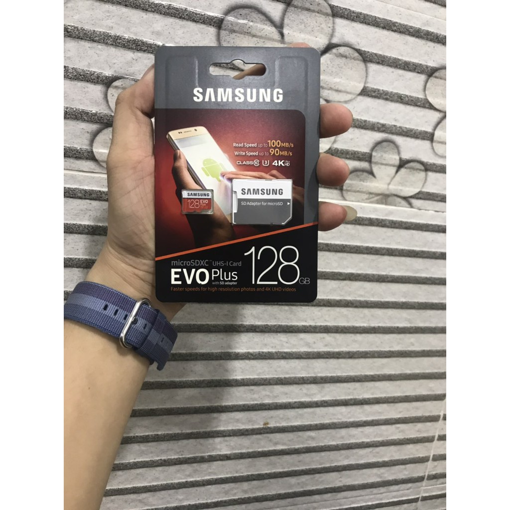 Thẻ Nhớ MicroSDXC Samsung EVO Plus U3 128GB 100MB/s